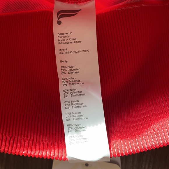 NWT FABLETICS Size M Never Worn High Waisted Rib Leggings - Picture 4 of 4